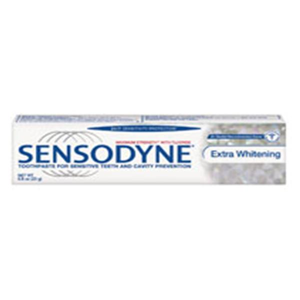 GlaxoSmithKline 08434 Sensodyne Extra Whitening Toothpaste Trial Size 36/Pk 0.8 Oz GlaxoSmithKline 08434 Sensodyne Extra Whitening Toothpaste Trial Size 36/Pk 0.8 Oz